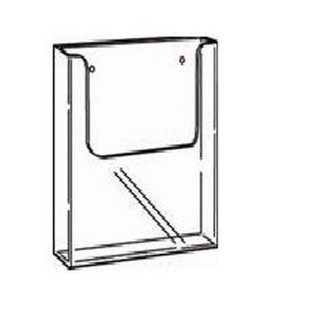 DLE Wall Mounting Brochure Holder. EX-12 Full cartons only of 50