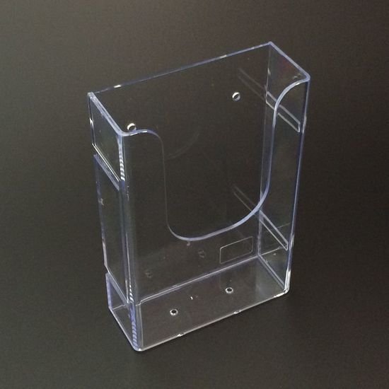 DLE Single Pocket, Portrait,  Wall Mounting Brochure Holder. Stand tall . Unbreakable Polycarbonate. 55601