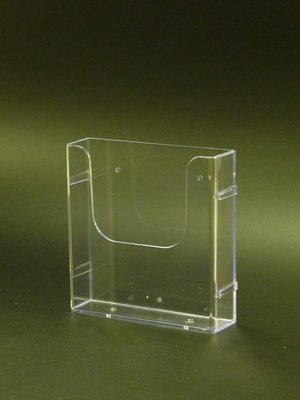 A5 Single Pocket, Portrait,  Brochure Holder. Wall Mounting. Flat back linking.39511