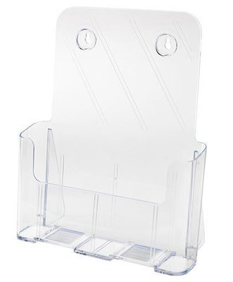 A4 Single Pocket (Leaflet) Brochure Holder. Landscape. Free Standing. 77001L