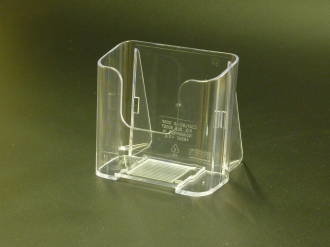 A6 Portrait Brochure Holder. Premium Range. Free Standing. Low back. 75001
