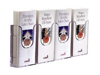 DLE 4-Pocket Brochure Holder MULTI-POCKET 39542