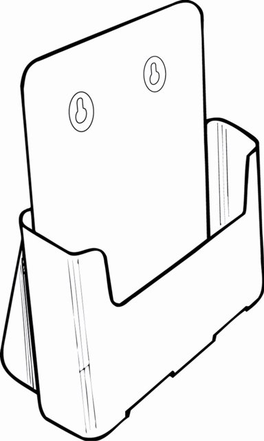 A4 Brochure Holder SINGLE POCKET 77001
