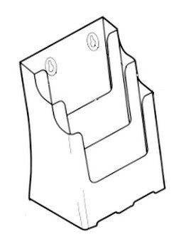 A4 3-Pocket Brochure Holder MULTI-POCKET 77301