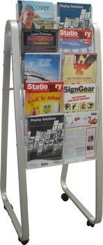 LIT LOC Easel Floor Stand A4 SINGLE-SIDED 790021