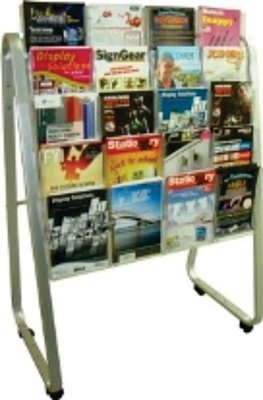 LIT LOC EASEL FLOOR STAND, 20 X A4, SINGLE-SIDED  790041