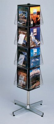 A4 REVOLVING FLOOR DISPLAY, 4 SIDED  58021