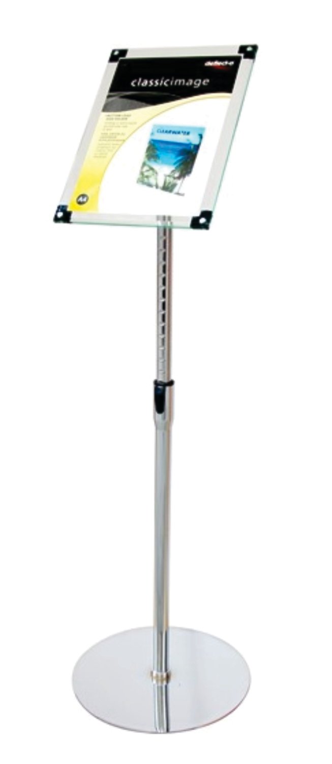 A4 CLEAR, ACRYLIC SIGN HOLDER FLOOR STAND  790345