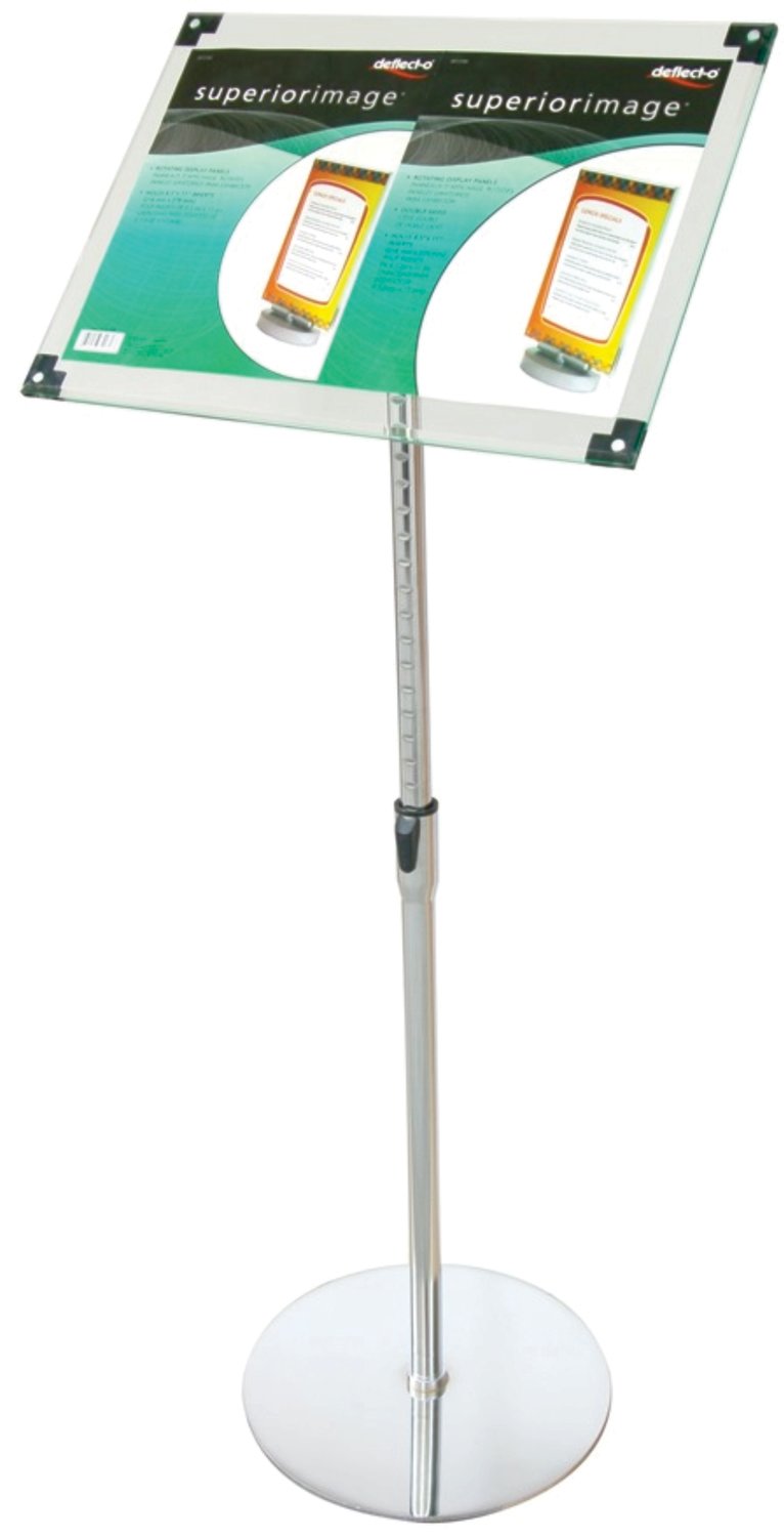A3 CLEAR, ACRYLIC SIGN HOLDER FLOOR STAND