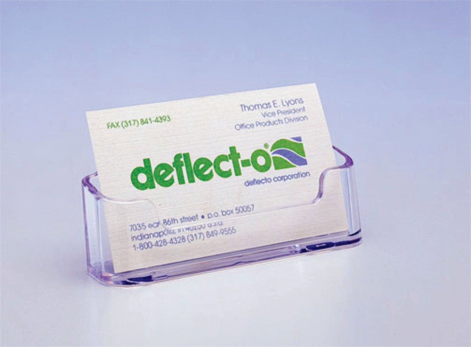 BUSINESS CARD HOLDER, LANDSCAPE, SINGLE POCKET  70101