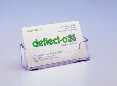 BUSINESS CARD HOLDER, LANDSCAPE, SINGLE POCKET  70101