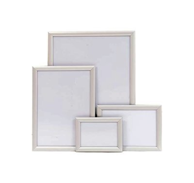 A1 PREMIUM SNAP FRAMES, STANDARD PROFILE (25MM), SILVER  82501