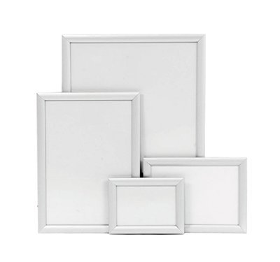 A4 PREMIUM SNAP FRAMES, STANDARD PROFILE (25MM), SILVER  82504