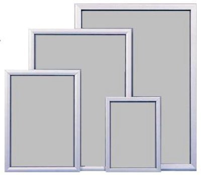 A0 PREMIUM SNAP FRAMES, WIDE PROFILE (30MM), SILVER  83000