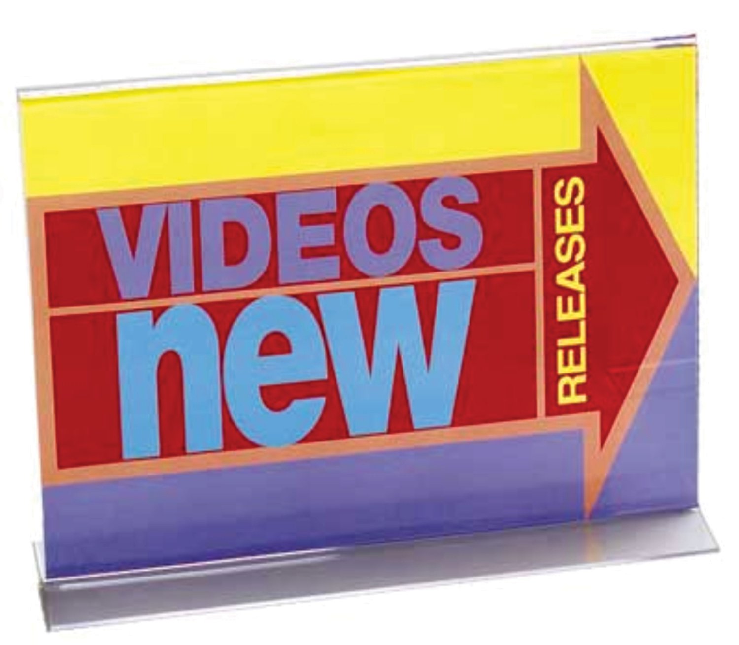 A7 UPRIGHT MENU HOLDER, LANDSCAPE, DOUBLE-SIDED  480501