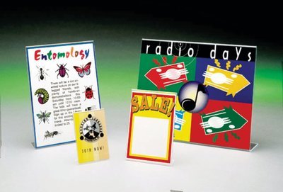 A7 SLANTED SIGN HOLDER, PORTRAIT, SINGLE-SIDED  46701