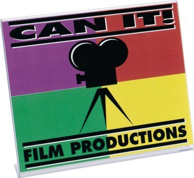 A5 SLANTED SIGN HOLDER, LANDSCAPE, SINGLE-SIDED  47511