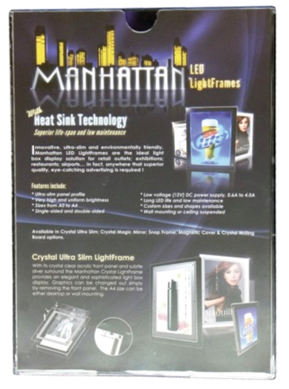 A4 WALL MOUNTING SIGN HOLDER, TOP LOADING, PORTRAIT WITH VELCRO STRIPS &amp; MAGNETS, SINGLE-SIDED  588401