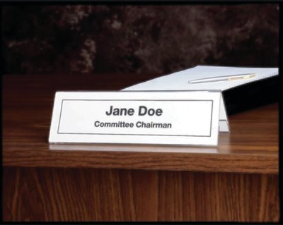 Seminar Desk/Place Card Holder