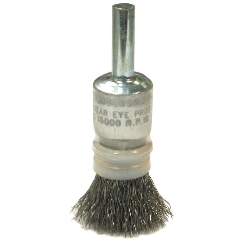 1x.014x1/4 1x.014x1/4" Shank Crimped Wire End Brush