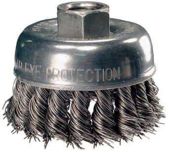 6"x.020x5/8-11" CS Knot Cup Brush