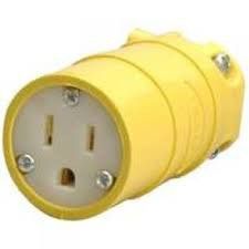 15amp Female Replacement Cord End