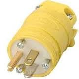 15amp Male Replacement Cord End