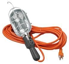 50' 18/3 Wire Drop Cage Light