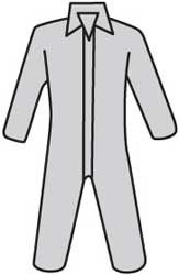 XL Gray Posi-Wear W/Open Wrists & Ankles 25/bx