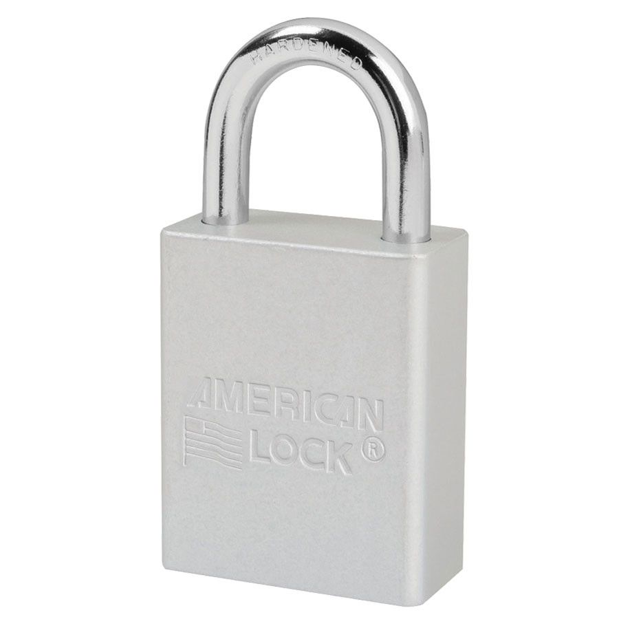 Aluminum Lock, Green, Keyed Different
