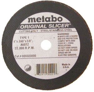 4x.040x3/8" Type 1 Metal Cut Off Wheel