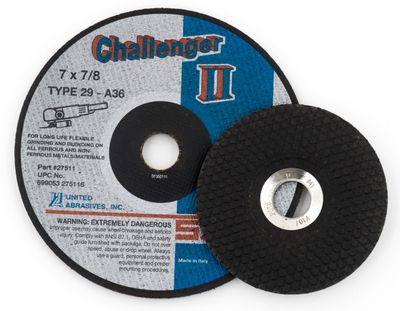 5x7/8 Type 29 36 Grit Blending Wheel