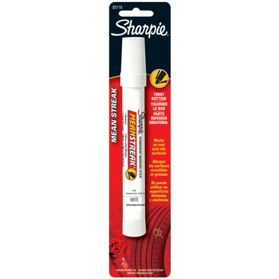 White Mean Streak Paint Marker 12/bx