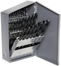 29pc 1/16-1/2" Jobber Drill Bit Set