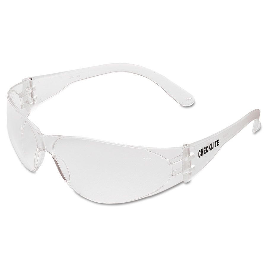 Crews "Checklite" Clear Uncoated Lens with Clear Frame