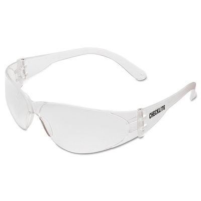 Crews "Checklite" Clear Uncoated Lens with Clear Frame