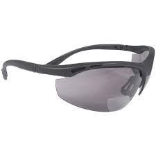 Radians Smoke Magnifier w/Hardcoat Lens & Black Brow & Temple 2.5 diopter
