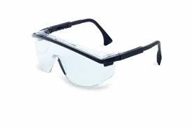 Uvex "Astrospec" Clear Hardcoat Lens with Black Frame