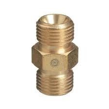 Male to Male Brass Oxygen Hose Coupler "B" Fittings