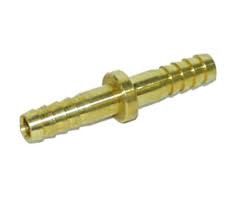 1/4" Brass Barbed Hose Splicer