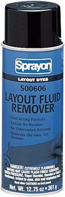 Layout Remover/Cleaner Aerosol Spray 12/cs