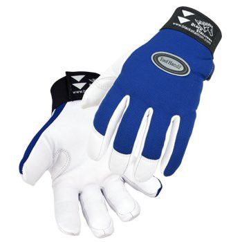 Revco Full Grain Leather Goat Mechanics Tool Glove w/Velcro Wrist Large