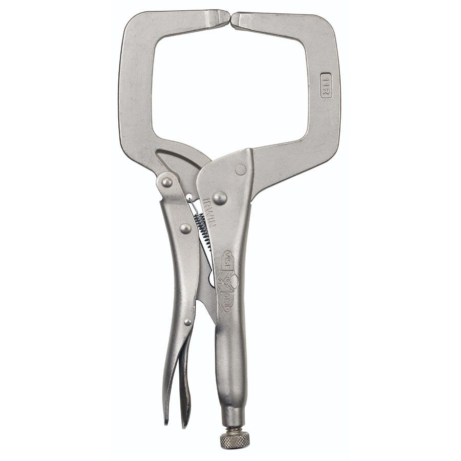 Locking Plier Clamp 11" "C" w/Standard Tip