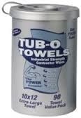10x12" Tub-O-Towels 90/tub