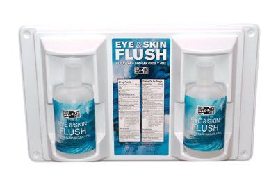 Eyewash Irrigator Station - 16oz (x2) Bottle Eyewash Solution