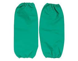 18" Green Fire Resistant Fabric Sleeves With Elastic Closure