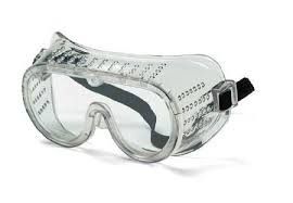 Clear Goggles w/Perforated Frame
