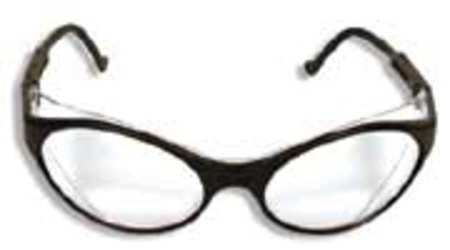 Uvex Bandit Clear Hardcoat Lens with Black Temple
