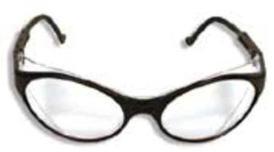 Uvex Bandit Clear Hardcoat Lens with Black Temple