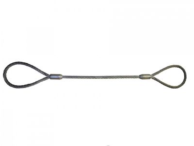 3/8"x4' Wire Rope Sling